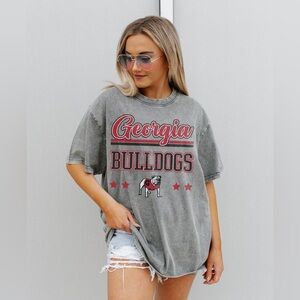 Women’s Gameday Couture women’s Oversized Georgia Bulldogs short sleeve tee